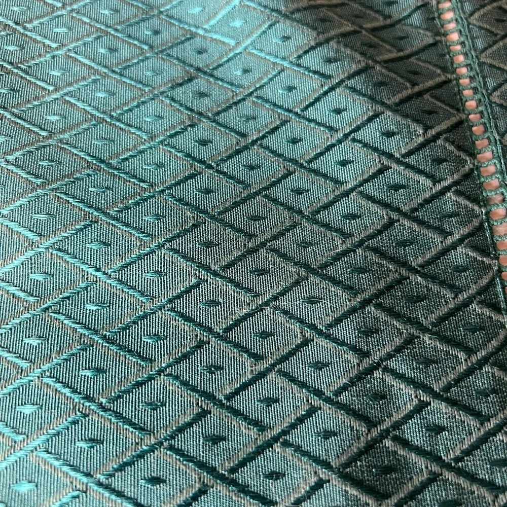 Regency Hemstitch by Newbridge Teal‎ Green Cloth Napkins Set of 6